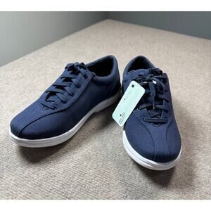 Apex Ellen A401W Size 6.5M Women's Canvas Navy Sneakers NWT